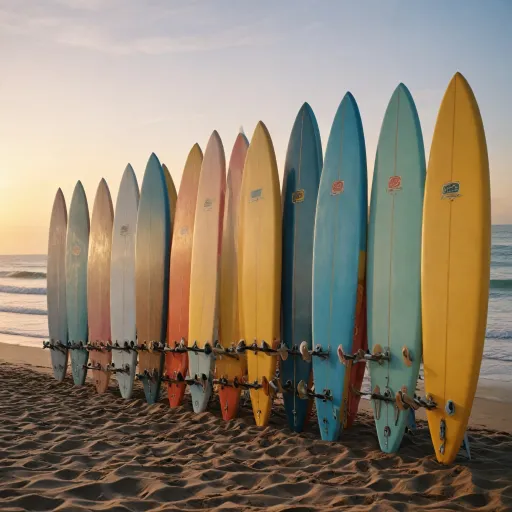Les planches de surf Pyzel : l'art de la glisse