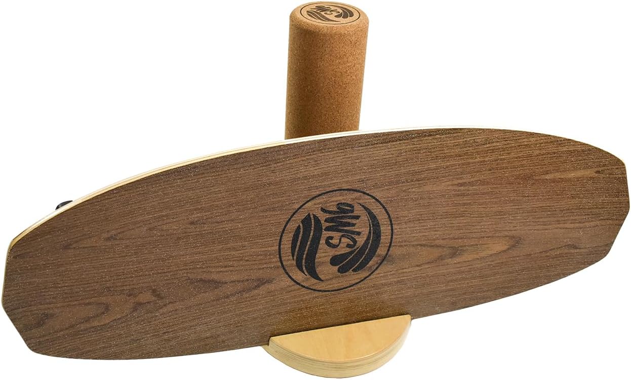 Planche d'équilibre de surf en bois