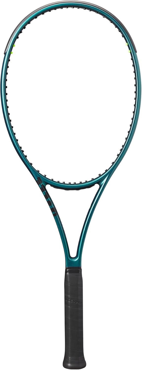 Blade 98 (16x19) V9 Raquette de Tennis performante sans Cordes Mixte Grip Size 3 - 4 3/8" vert émeraude