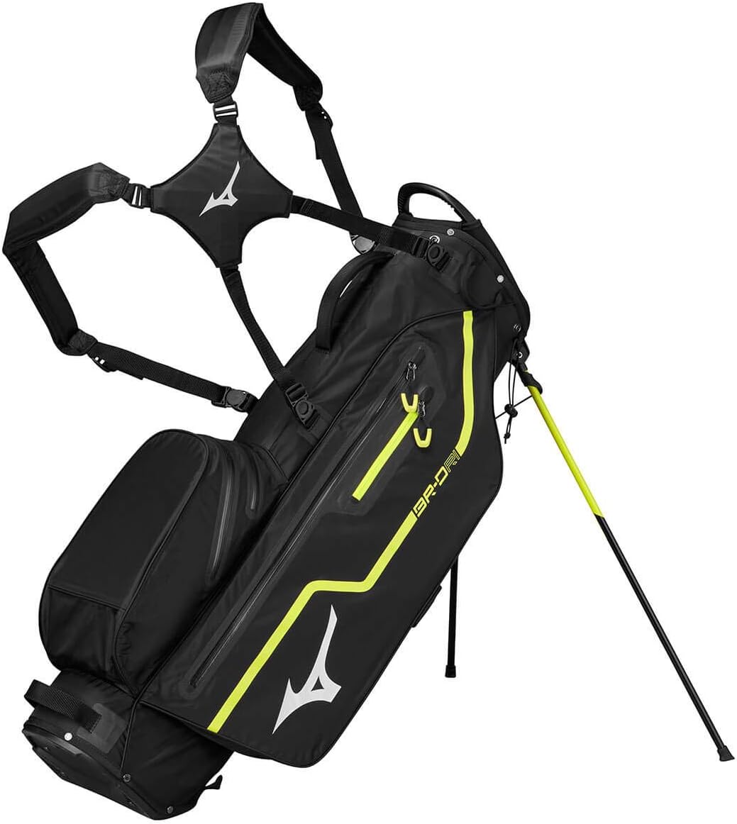 Mizuno Waterproof Brdri Stand 2019 Sac de Golf Mixte Taille unique Noir