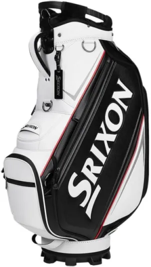 Srixon Tour Staff Bag 2025 Sac de golf pour poussette Blanc/noir