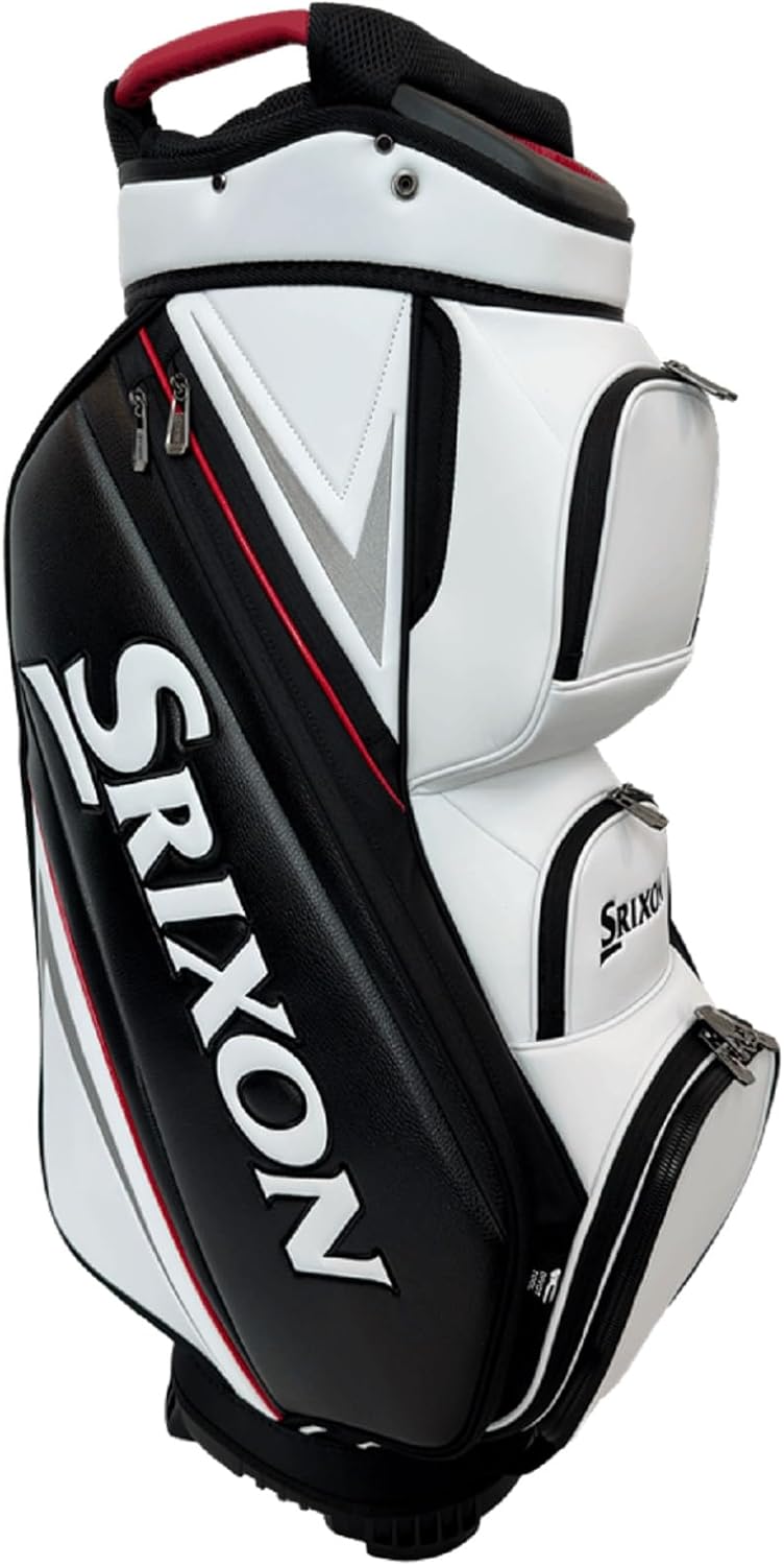 Srixon Tour Cart Bag 2025, Sac de golf pour poussette, noir/blanc