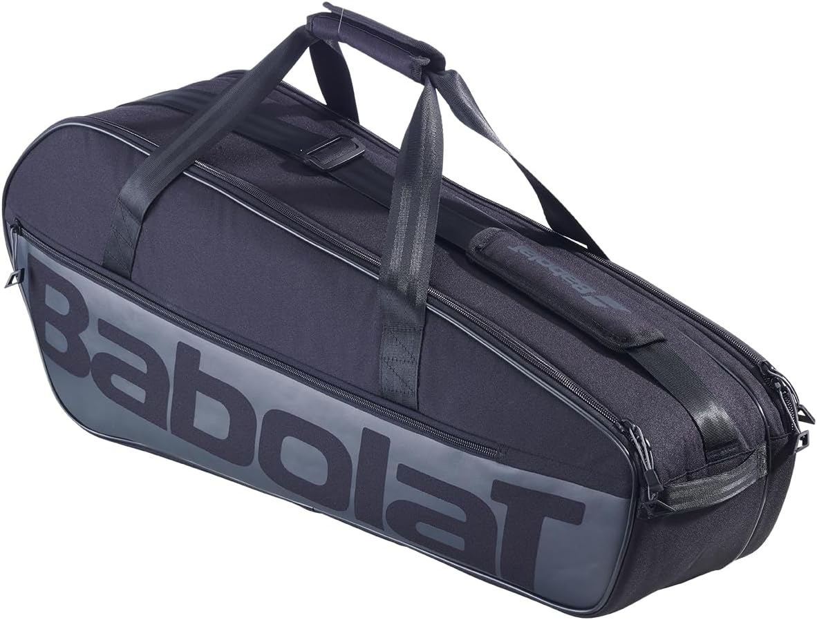 , Sac de Padel Modèle Cross Court, Taille Unique, Noir, Capacité 20 litres, Compartiment pour Raquette, Poche Accessoires, Pratique et Organisé, pour 1 Raquette Noir 40 Litres