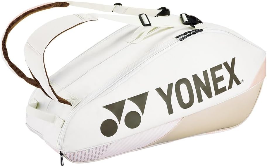 Yonex Pro Racquet Bag 8 Pcs Sand Beige Housse De Raquette Beige - Rosé