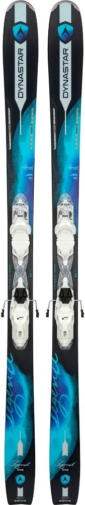 DYNASTAR - Skis Legend W88 (Xpress) + Fixations Xpress W 11 B93 White Lime - Mixte - Bleu 173 cm