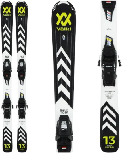 Völkl Racetiger JR + VMOTION Skis pour enfant 23/24 Noir/vert Taille 100