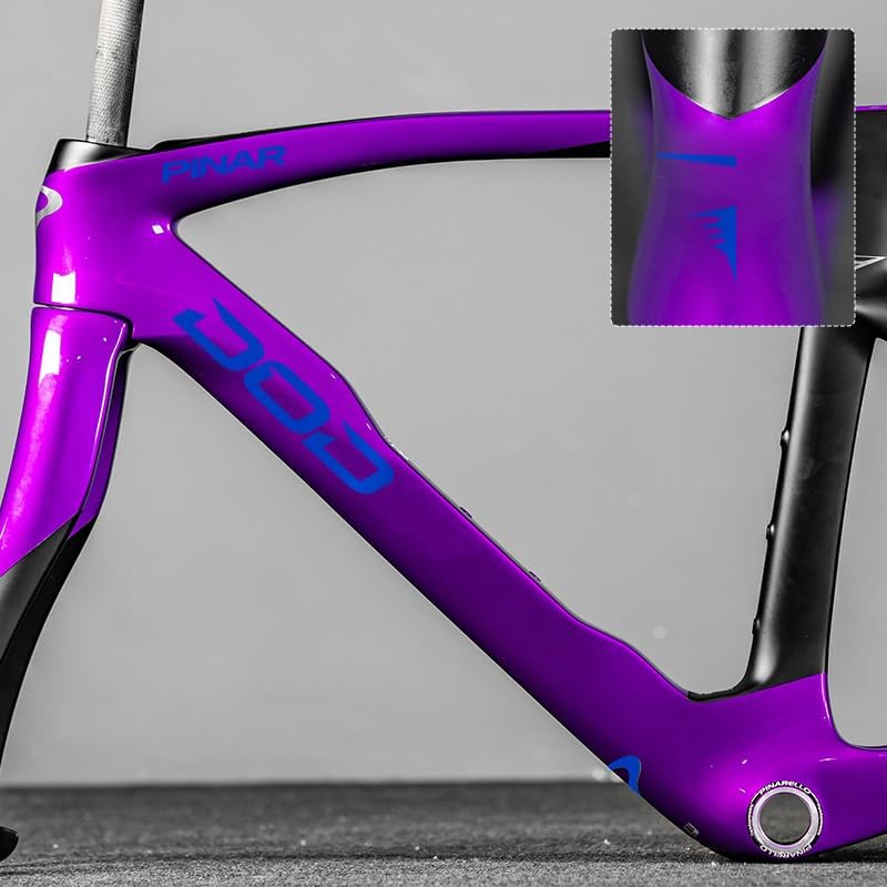 Autocollant avec logo pour vélo de route Pinarello Dogma F 2023 - Résistant aux UV - Découpe précise (bleu)