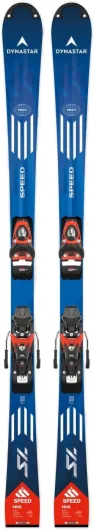 Dynastar - Pack Ski Speed OMG Team SL R21 Pro + Fixations Spx 11 Gw Bleu Garçon - Taille 142 - Bleu