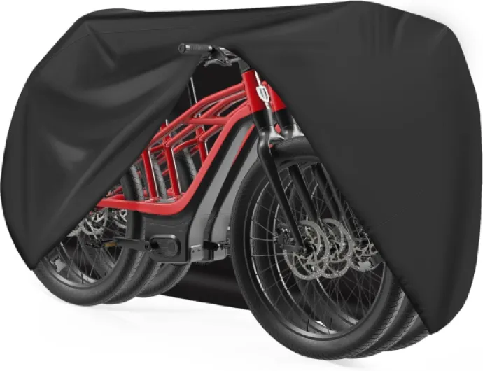 Zettum Housse de vélo de Base pour 3 vélos – Housse de vélo 600D imperméable Grande Housse de vélo pour 3 vélos électriques, VTT, vélo de Route, vélo Hybride, vélo de Plage, Scooter et Plus Encore 3 Bikes Basic Stationary