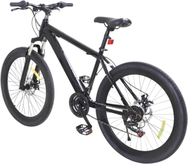 OMGGYER Vélo VTT 26 pouces pour homme, 21 vitesses, en acier au carbone, freestyle, hauteur réglable, avec freins à double disque pour homme/femme/garçon/fille