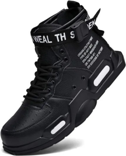 Baskets Mode pour Hommes Chaussures Montantes Chaussures de Course Chaussures de Marche Sport Baskets 43 EU Noir 31