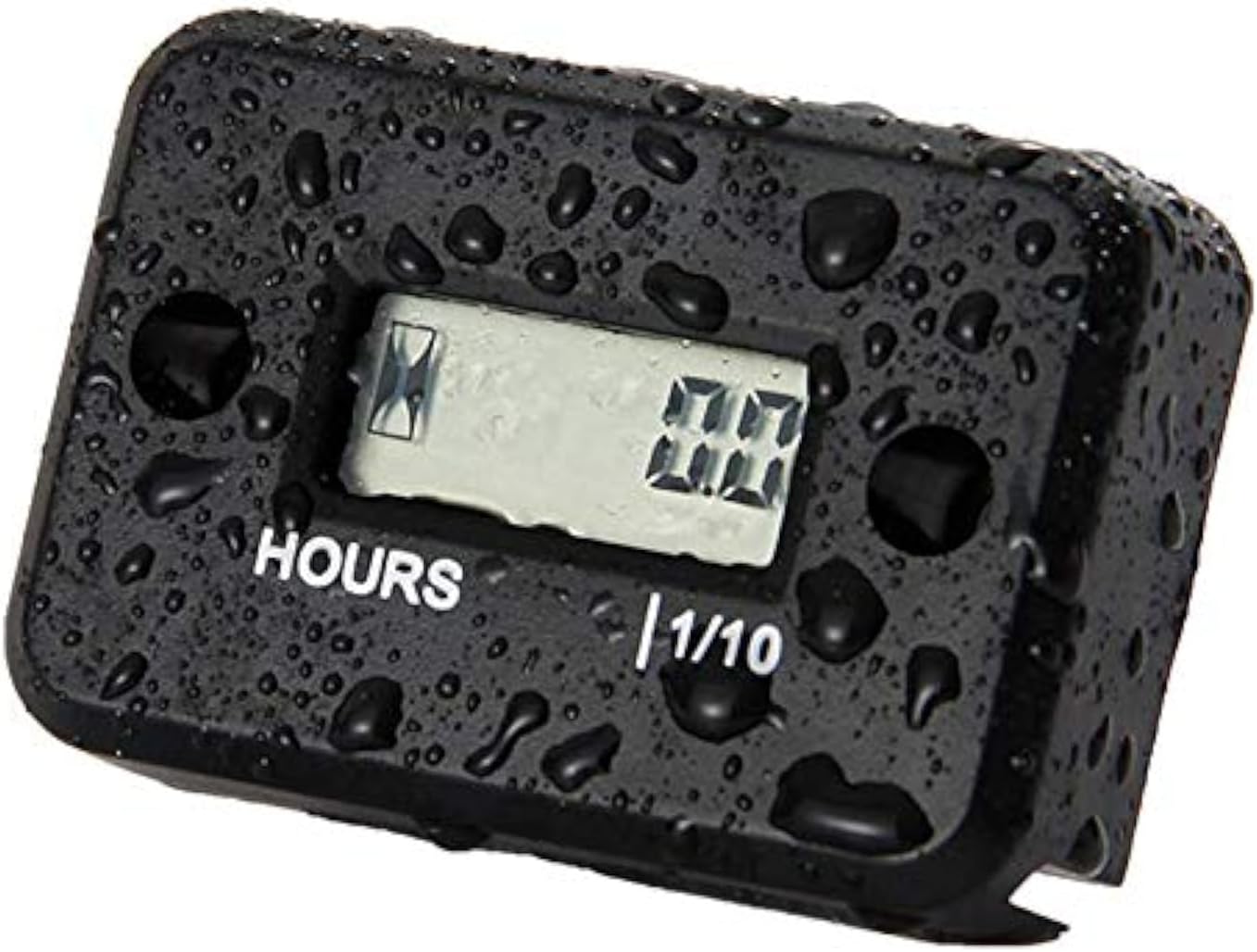 NR-HM006 Compteur horaire étanche pour moto, motocross, motoneige Noir