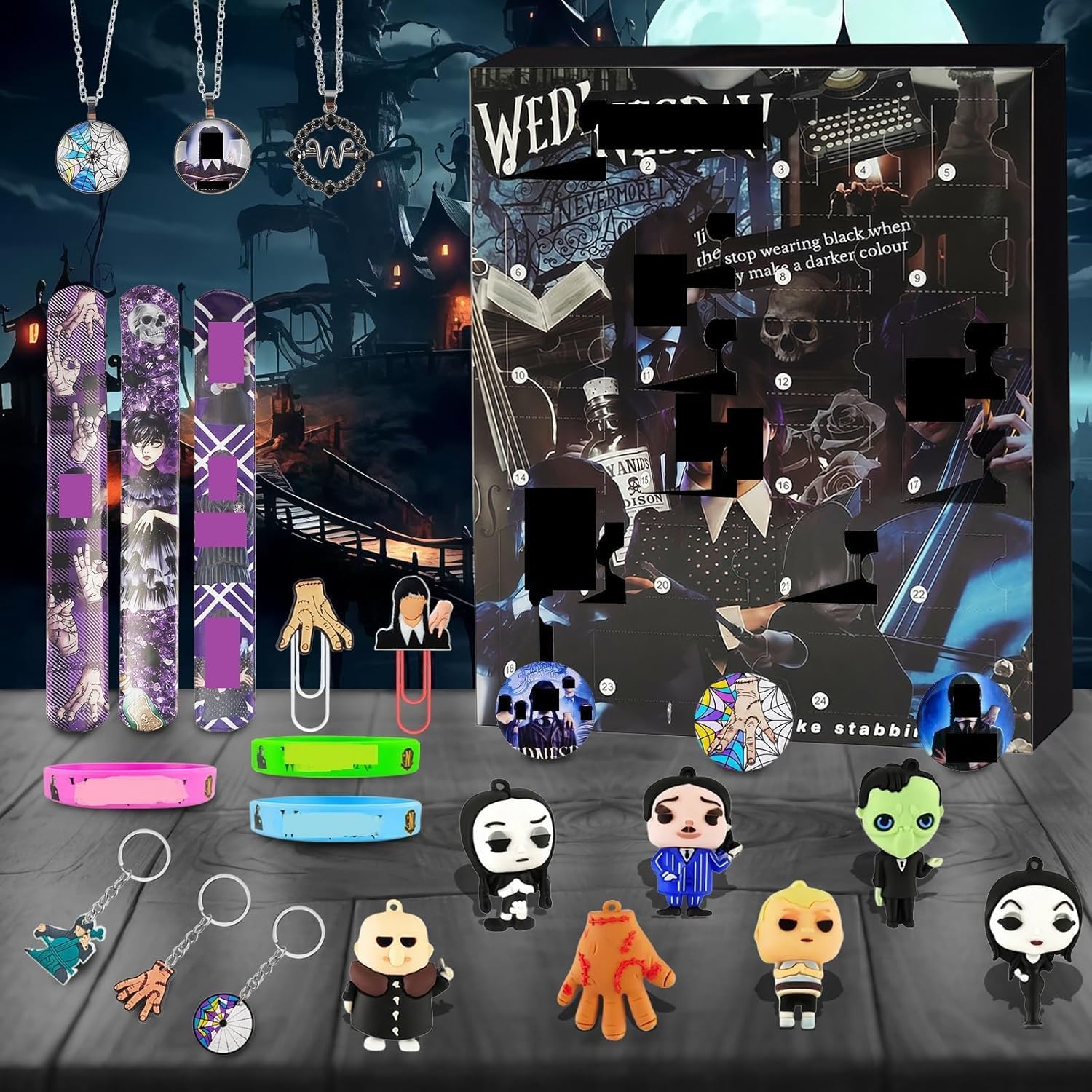 Calendrier de L'avent 2025,24PCS Calendrier de l’avent Jouet,CalendrierS De NoëL Sur 24 Jours,Noël Advent CalendarS 2025 Cadeau Surprise