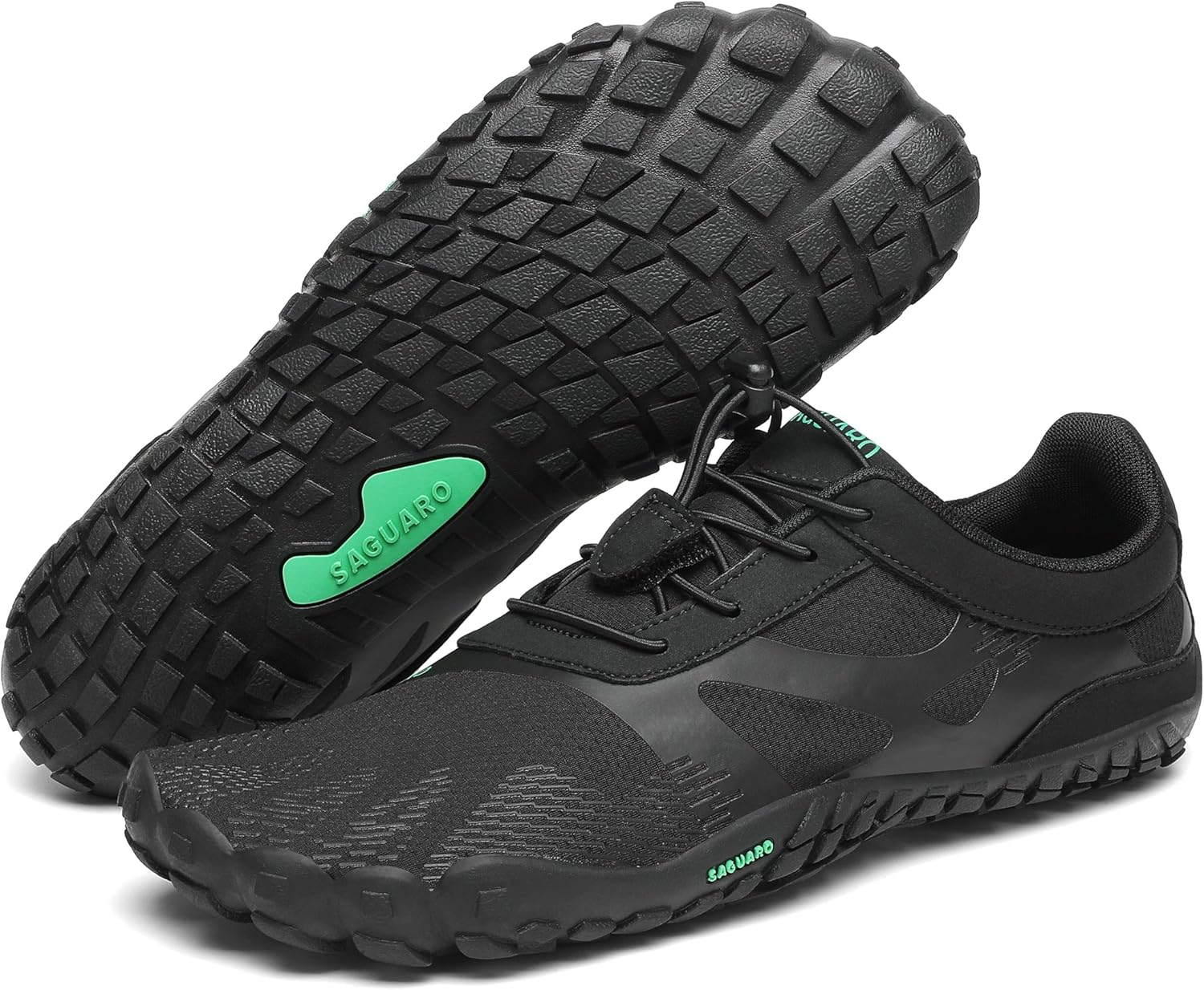Femmes Hommes Minimalistes Chaussures de Trail Running Fitness 43 EU Noir Foncé