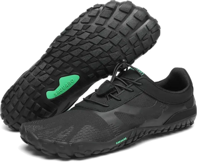 Femmes Hommes Minimalistes Chaussures de Trail Running Fitness 43 EU Noir Foncé