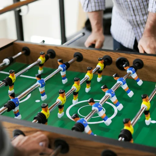 Le baby-foot comme activité sportive complète : coordination, réflexes, stratégie !