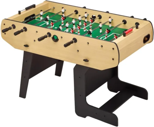 Baby-Foot Pliable - Barres télescopiques - Robuste - 2 à 4 Joueurs - 3 Balles liège inclues