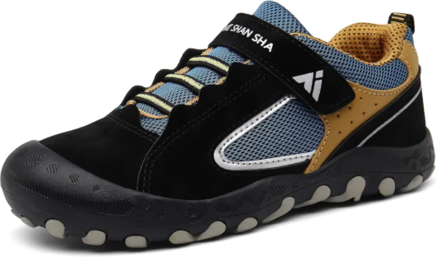 Baskets Enfants Garcons Chaussures de Running Fille Respirant Légère Chaussure de Course, Mixte Enfant 29 EU Noir Foncé