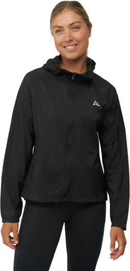 Veste Coupe-Vent Femme, Léger & Respirant, Poches Fermées, Capuche Ajustable L Noir