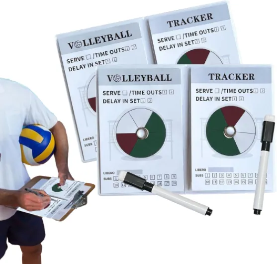 Pistes de volley-ball - Analyseur de techniques de stratégie, outil de coaching d'arbitre - Module d'entraînement de volley-ball léger, kit de système de des performances avec analyses d'entraîn