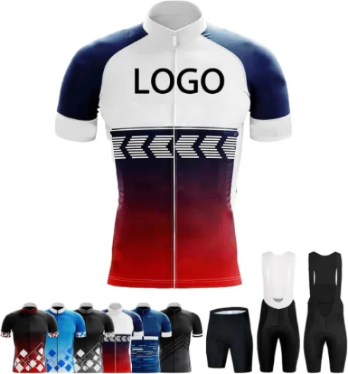 Maillot Cyclisme Personnalisé pour Homme Maillot Velo Cycliste vtt Haut à Séchage Rapide Manches Courtes avec Logo du Nom de l'Équipe