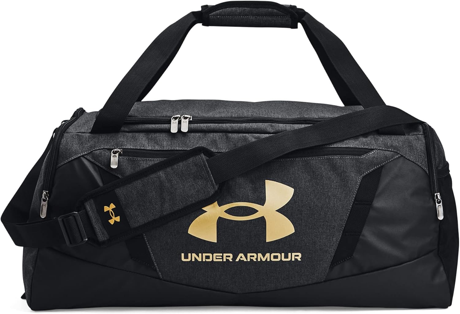 Homme Sac De Sport Undeniable 5.0 De 40 L, Midnight Navy/Metallic Silver M Black Medium Heather / Black / Metallic Gold
