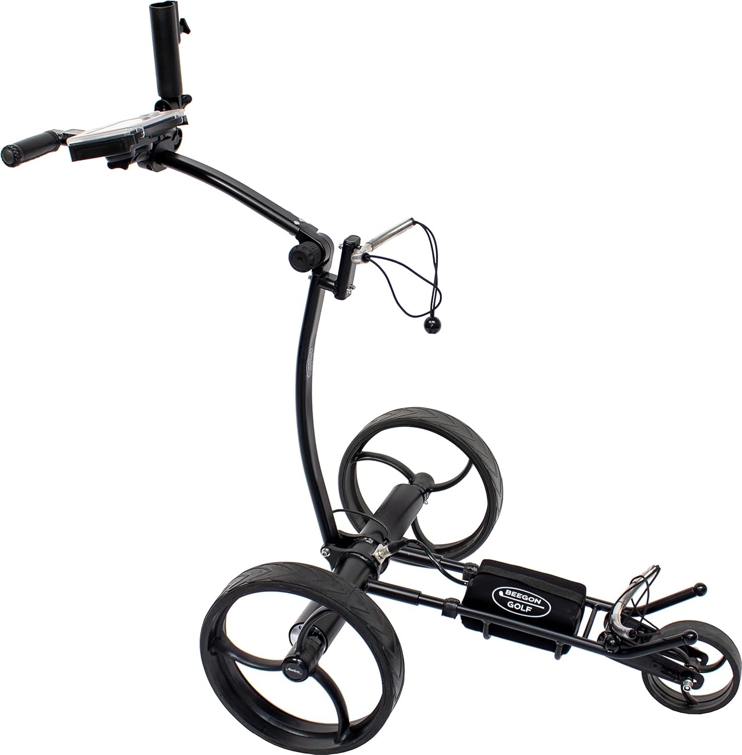 Chariot de Golf électrique GT-X600 Pro Noir avec Batterie au Lithium 10 Ah