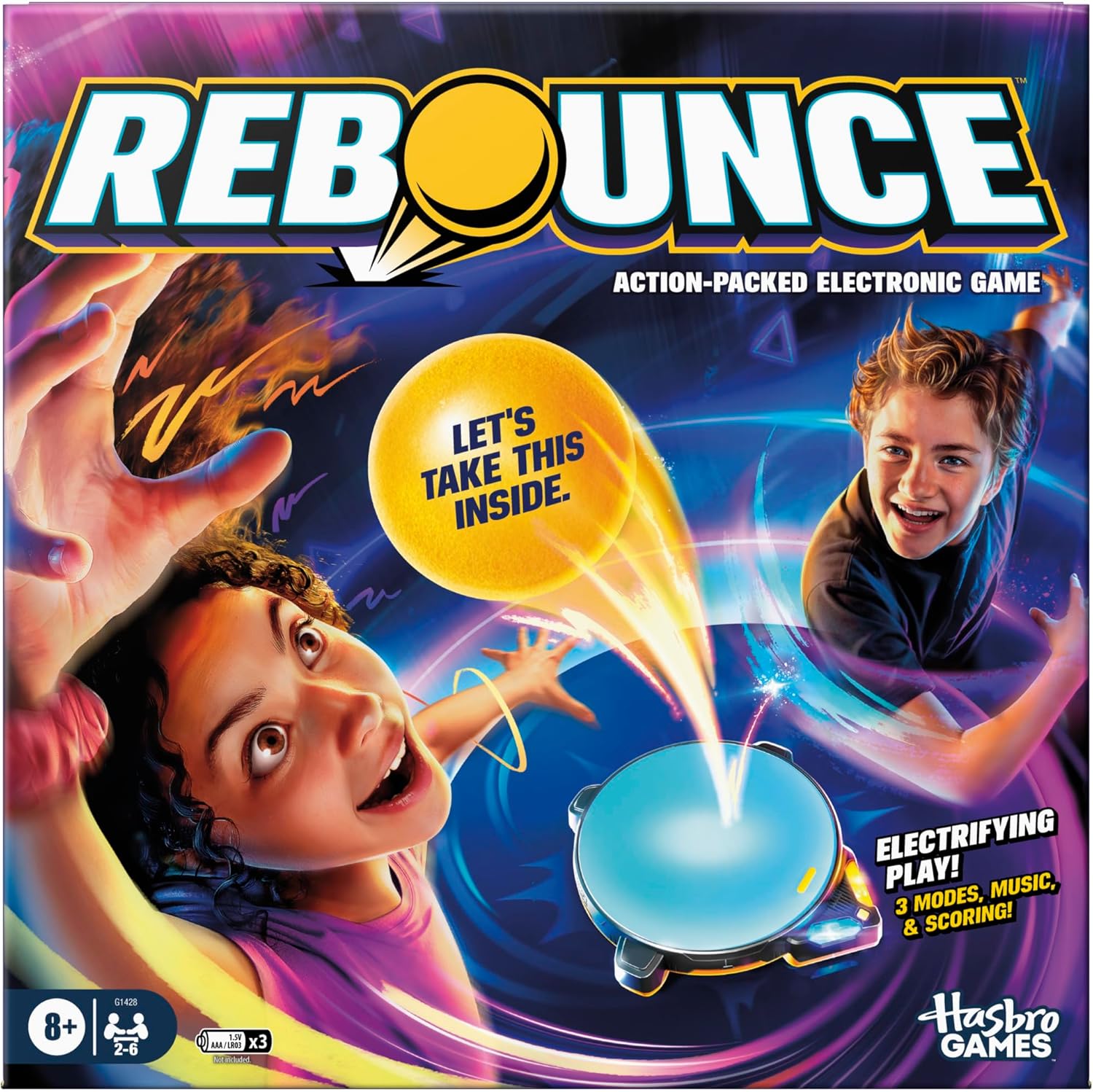 Jeu de Rebond - Jeu d'action électronique intérieur et extérieur pour Enfants, Adolescents et Adultes - À partir de 8 Ans - 2 à 6 Joueurs - 10 Minutes - Jeux de Voyage en Famille
