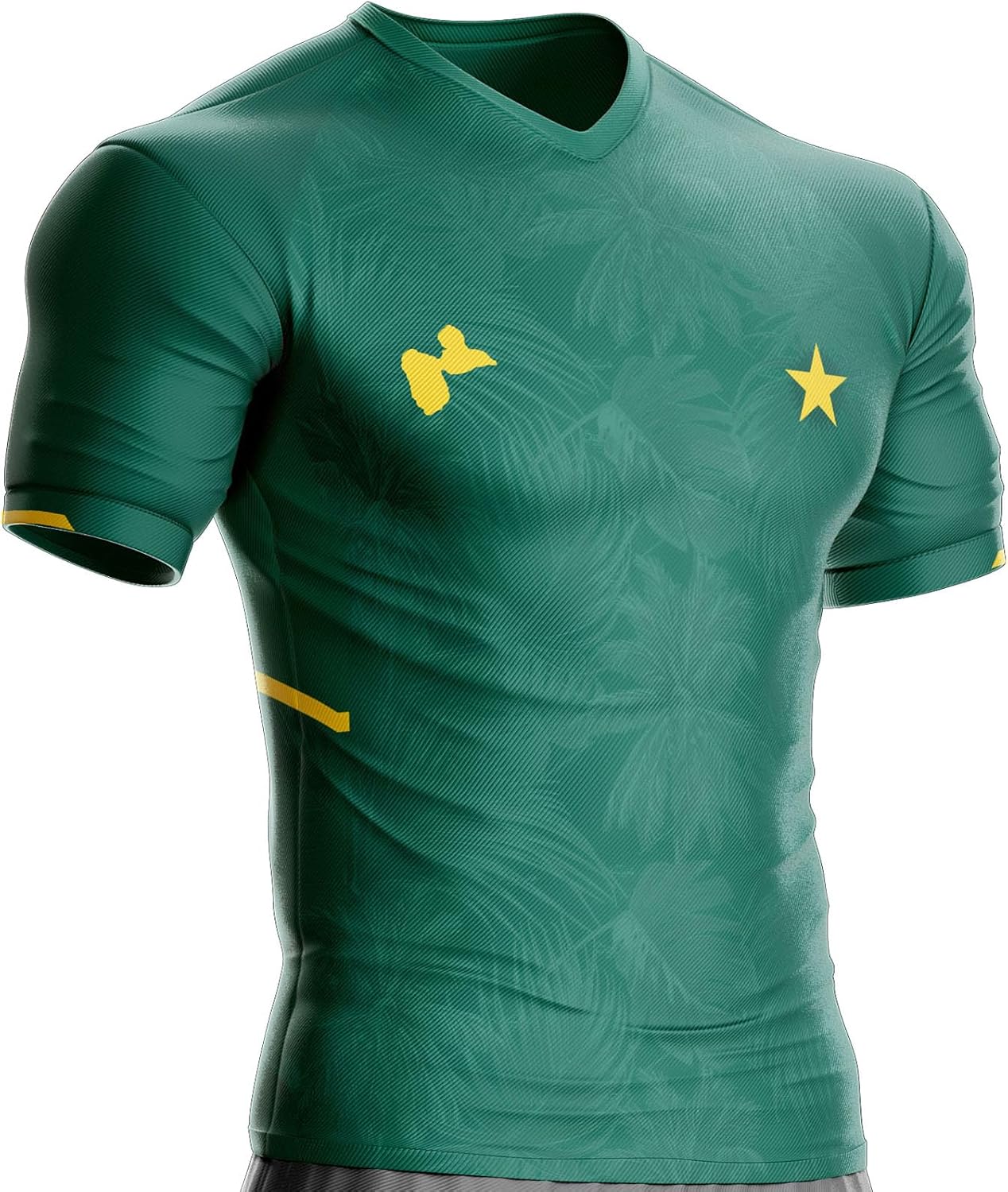 Maillot de la Guadeloupe 971-bis XXL Vert