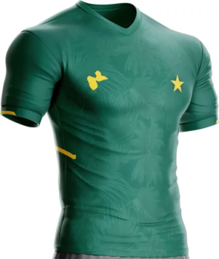 Maillot de la Guadeloupe 971-bis XXL Vert