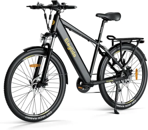 Vélo électrique T1-27,5" - avec Batterie 13 Ah - Longue portée de 100 km - Moteur 250 W - Shimano 7 Vitesses - pour Homme et Femme - Freins à Double Disque T1.