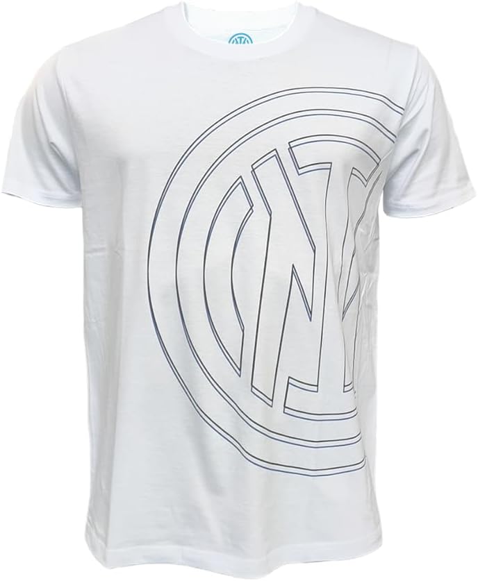 T-Shirt Oversized Logo Bianca T-Shirt pour Homme Mixte S Bleu