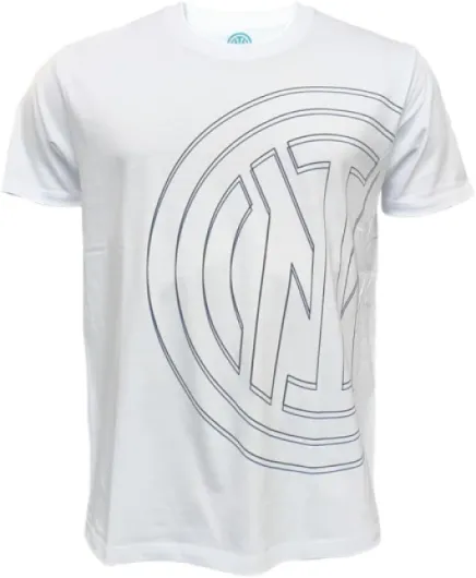 T-Shirt Oversized Logo Bianca T-Shirt pour Homme Mixte S Bleu