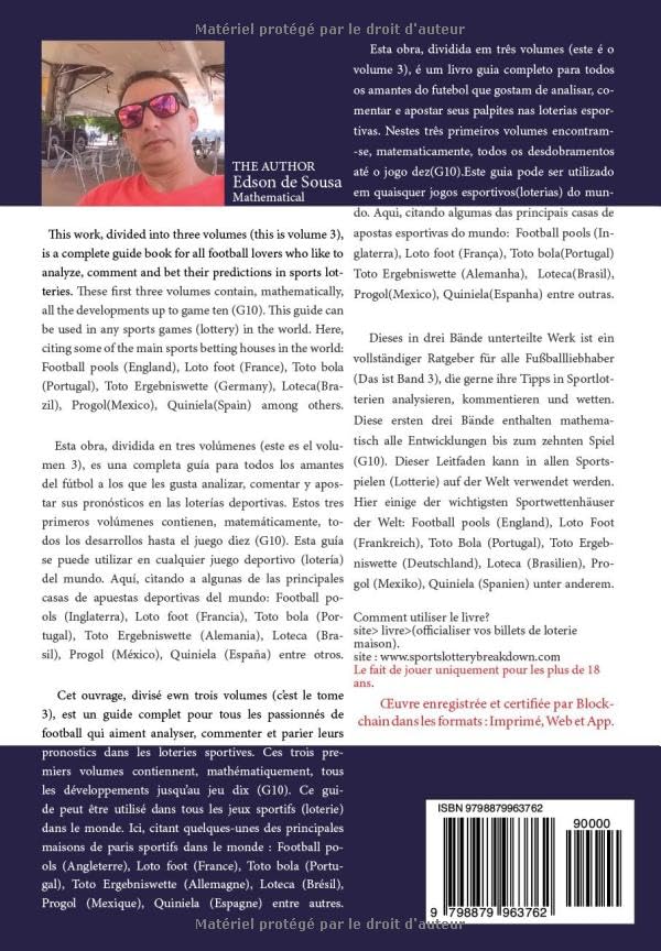 Le Livre des Loteries Sportives V3: volume 3, 1ère édition