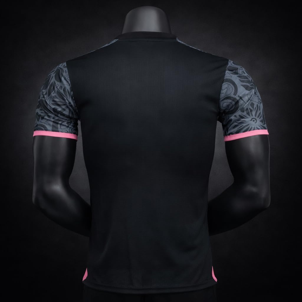 Maillot Palestine Homme – Édition Limitée – Lettrage Arabe – Noir et Rose – Sport & Streetwear M Gris
