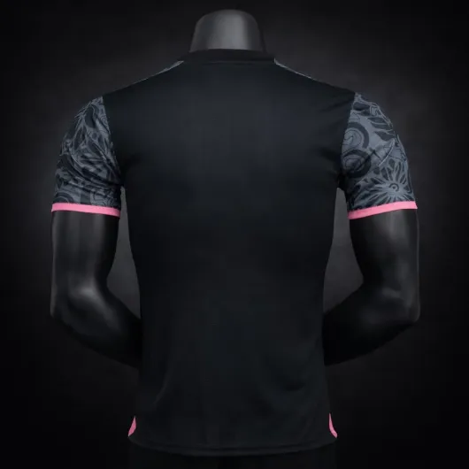 Maillot Palestine Homme – Édition Limitée – Lettrage Arabe – Noir et Rose – Sport & Streetwear M Gris