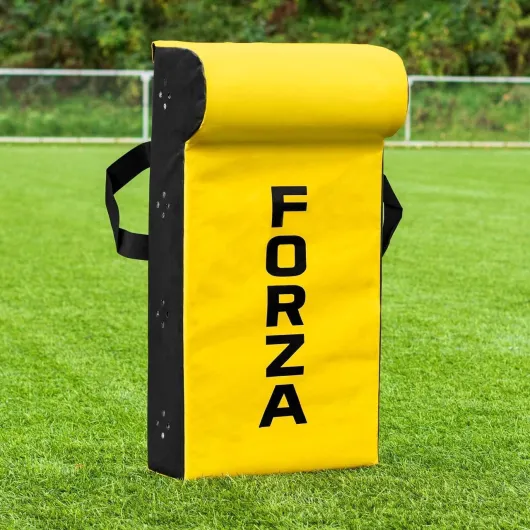 FORZA Bouclier de Percussion de Rugby avec Renfort Supérieur - Bouclier de Plaquage Résistant - Housse Imperméable et Coutures Renforcées – Junior, Jeunes et Senior