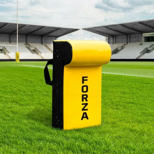FORZA Bouclier de Percussion de Rugby avec Renfort Supérieur - Bouclier de Plaquage Résistant - Housse Imperméable et Coutures Renforcées – Junior, Jeunes et Senior