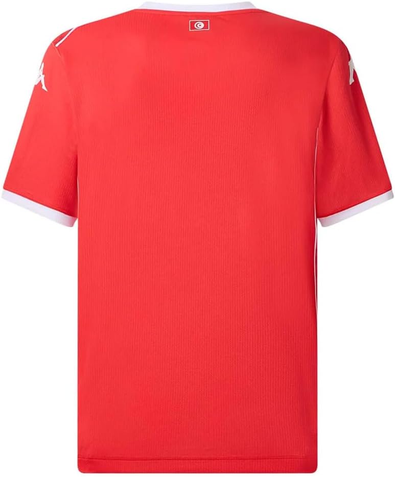 Maillot Kombat Home Tunisie Football Officiel Rouge Homme