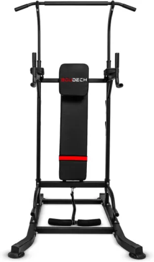 Station de Remise en Forme Multifonction Power Tower Chin-up Dip Station Barre réglable Banc de tractions, Flex Abdominal.