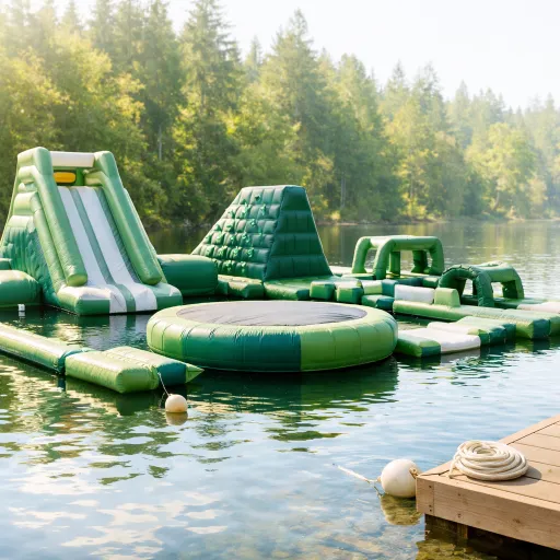 Aire de jeu aquatique gonflable : un terrain ludique et sportif sur l’eau