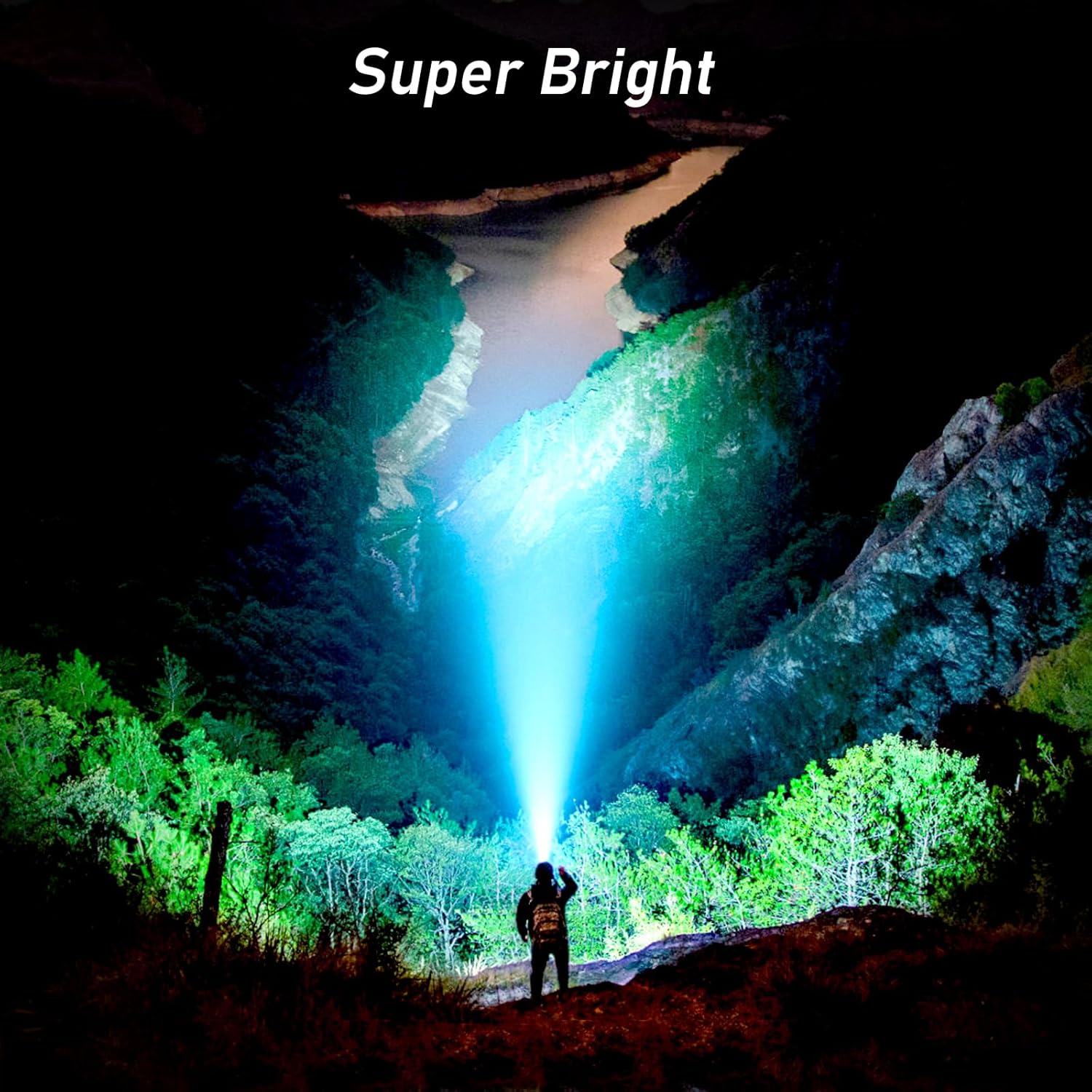 Lampe Frontale Rechargeable, 2000LM Super Lumineux IPX5 Étanche Léger Torche Frontale LED Puissante avec Voyant Rouge, 8 Modes d'éclairage, Capteur Mouvement,30H d'autonomie pour Course/Urgence 1