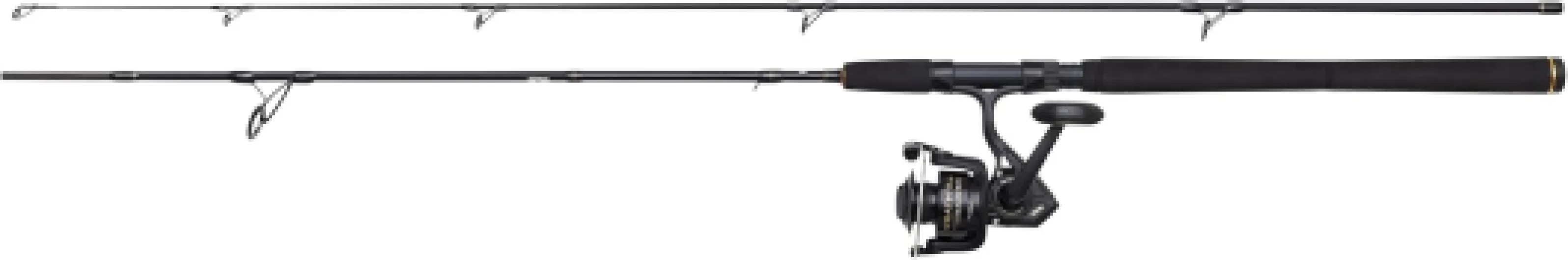 Penn Wrath II Spin Canne à pêche en mer et Moulinet Disponible en différents Poids de Lancer pour différentes Situations, idéal pour Le Bar et Beaucoup d'autres espèces 2.74m - 80-150g