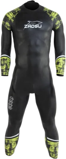 ZAOSU - Combinaison de triathlon d'entraînement Z pour homme en néoprène vert fluo M