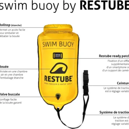 Test Restube Bouée Flottante : la bouée de nage qui rassure vraiment en eau libre
