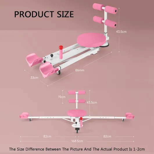 Civière De Jambe Professionnelle, Machine Fendue Réglable De 0 À 180 ° for Plus De Flexibilité, Machine De Presse De Jambe De 440lb, for La Gymnastique À Domicile Et Le Fitness Color1