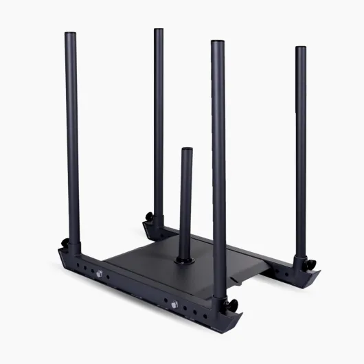 Suprfit Edigna Sled Luge lestée robuste pour pousser et tirer, connue dans le fitness Hybrid Racing Noir