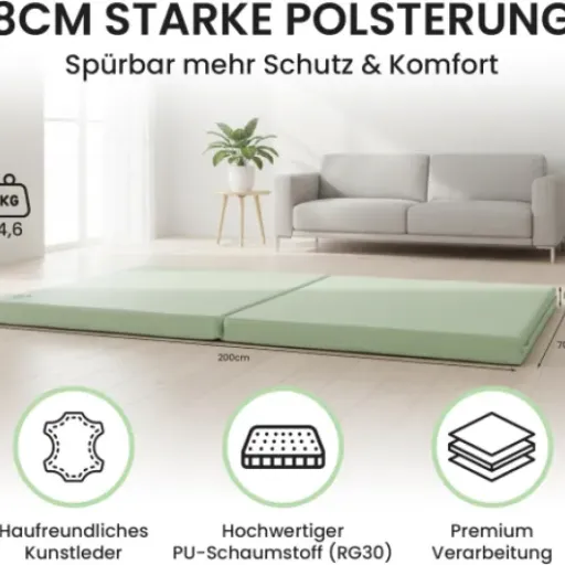 Test Jeflex Tapis de sol 200 x 70 x 8 cm : le tapis épais qui fait le job sans prendre toute la place