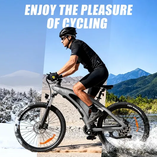 Q5 Shark Vélo Électrique Homme VTT Adulte,Vélo Électrique Ville 27.5”,Capteur De Couple,85Nm,13/20/40Ah,Autonomie 60/110/220km Ebike,Fourche Amortissante Réglable,Hydraulique/Mécanique Disque 40A Gris-2 Batteries