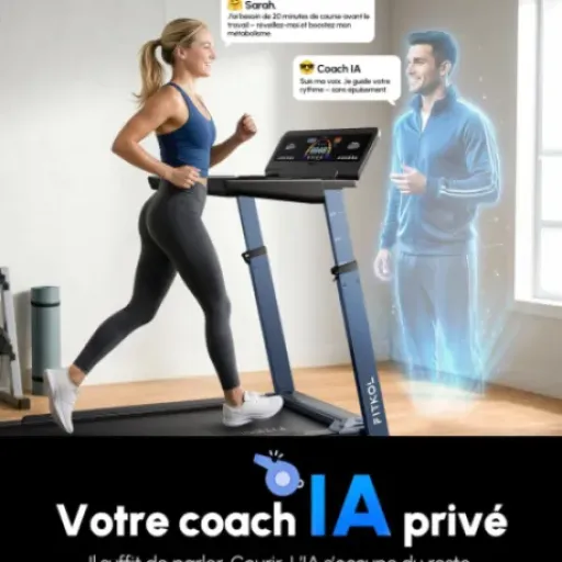 Test Tapis de Course Adaptatif IA FITKOL NB2 : le tapis qui veut jouer au coach perso à ta place